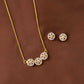 22k Gemstone Necklace Set JGS-2212-07899