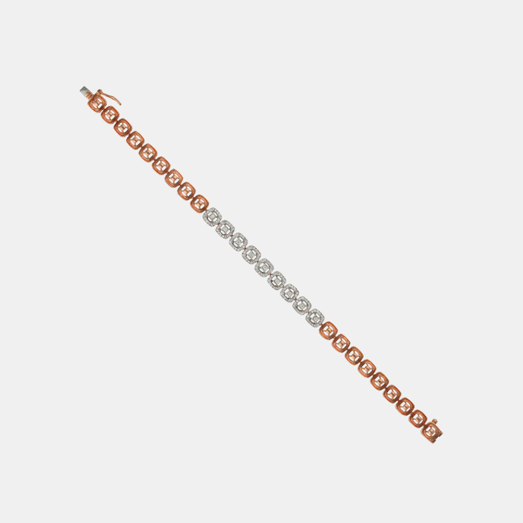 18k Real Diamond Bracelet JGS-2212-08035