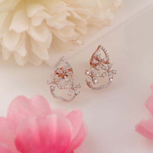 18k Real Diamond Earring JGS-2212-08049