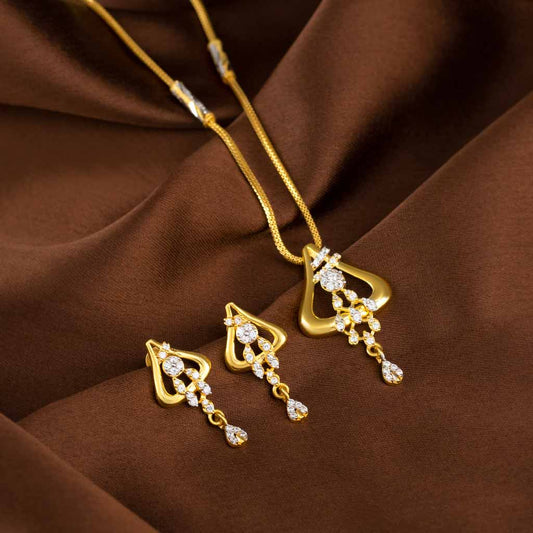 22k Gemstone Necklace Set JGS-2212-08080