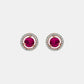 18k Gemstone Earring JGS-2301-00093