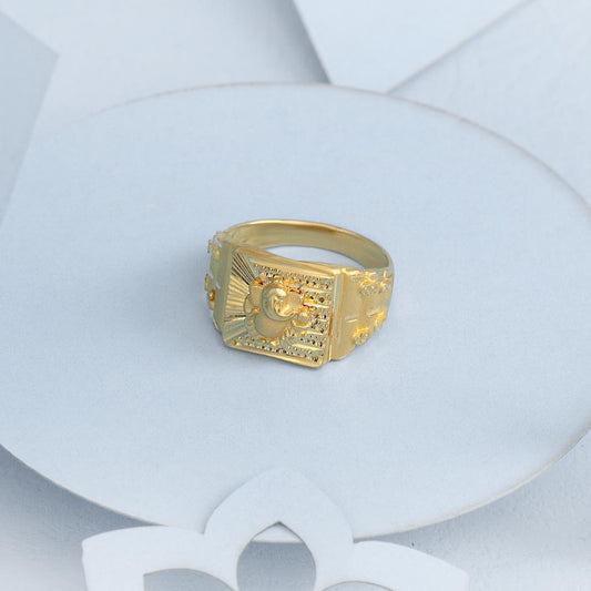 22k Plain Gold Ring JGS-2301-00139
