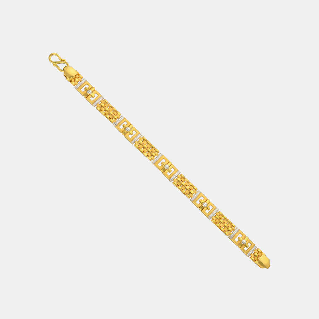22k Plain Gold Bracelet JGS-2302-00152