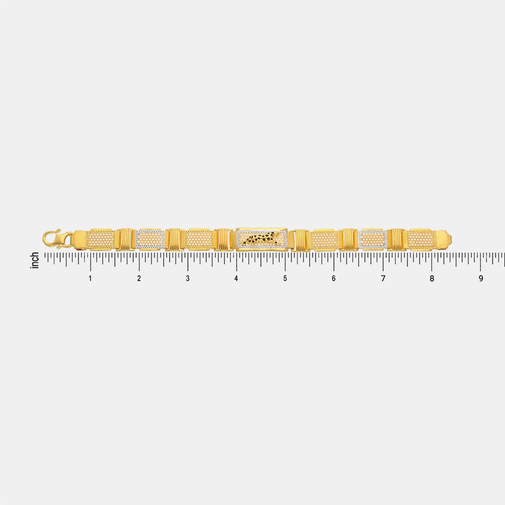 22k Plain Gold Bracelet JGS-2302-00156