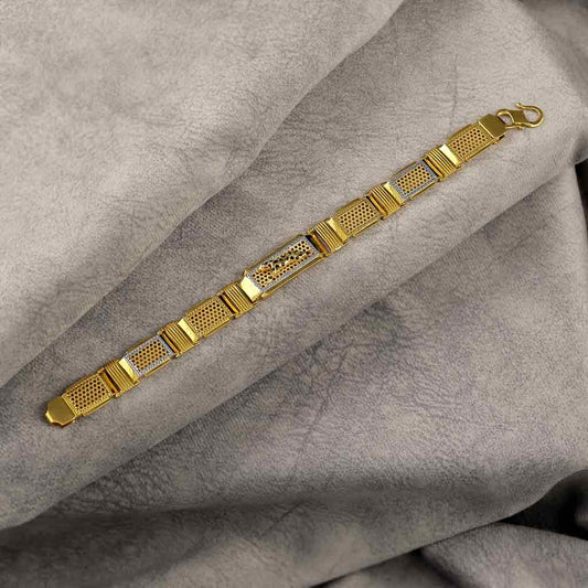 22k Plain Gold Bracelet JGS-2302-00156