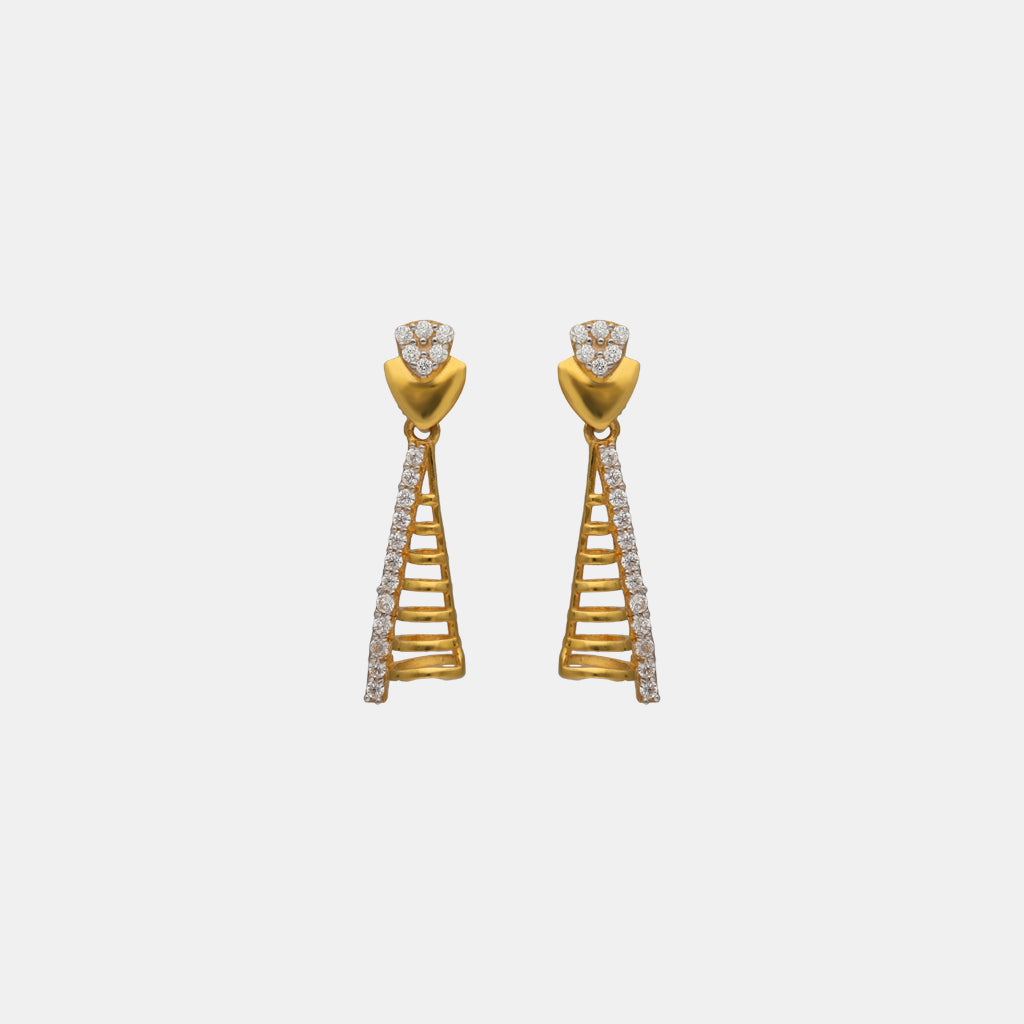 22k Gemstone Earring JGS-2302-00183