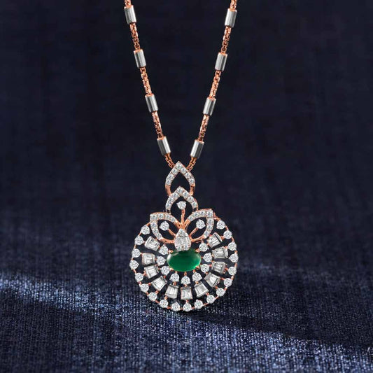 18k Real Diamond Necklace JGS-2303-08100