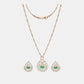 18k Real Diamond Necklace Set JGS-2303-08102