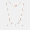 18k Real Diamond Necklace Set JGS-2303-08114