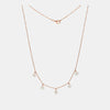 18k Real Diamond Necklace Set JGS-2303-08114