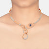 18k Gemstone Necklace Set JGT-2209-07300