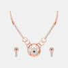 18k Gemstone Necklace Set JGT-2209-07302