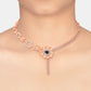 18k Gemstone Necklace Set JGT-2209-07305