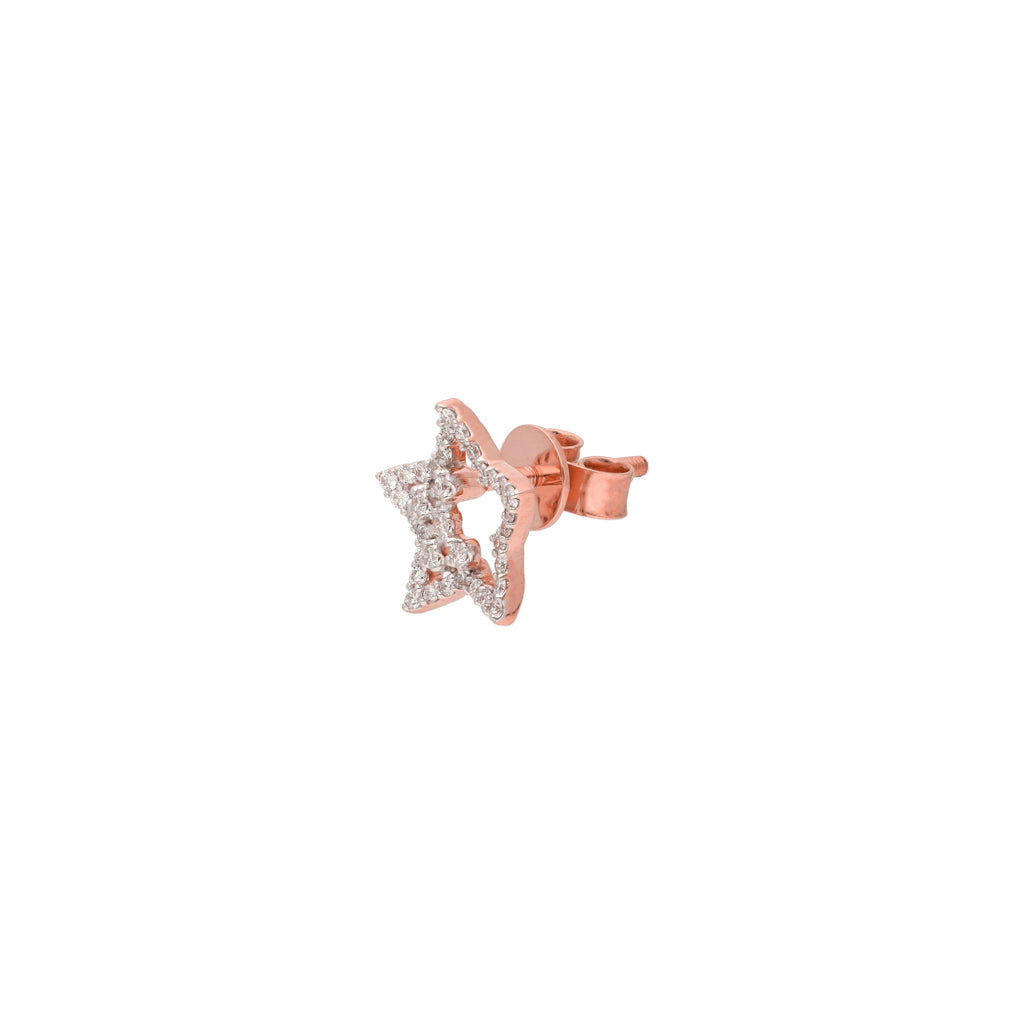 18k Real Diamond Earring JGX-2007-03045