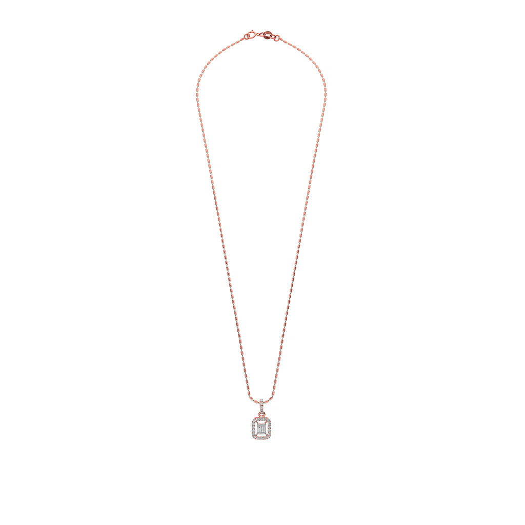 18k Real Diamond Necklace JGX-2007-03113