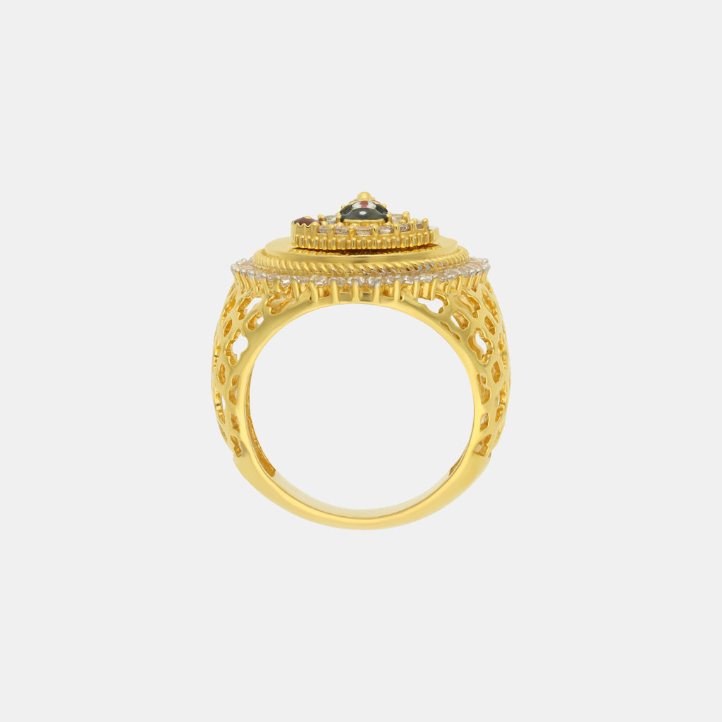 22k Gemstone Ring JMC-2204-05992