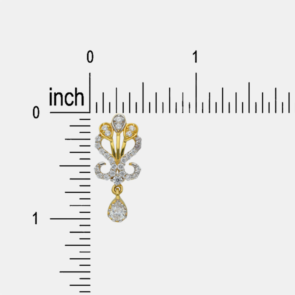 22k Gemstone Earring JMC-2212-07997