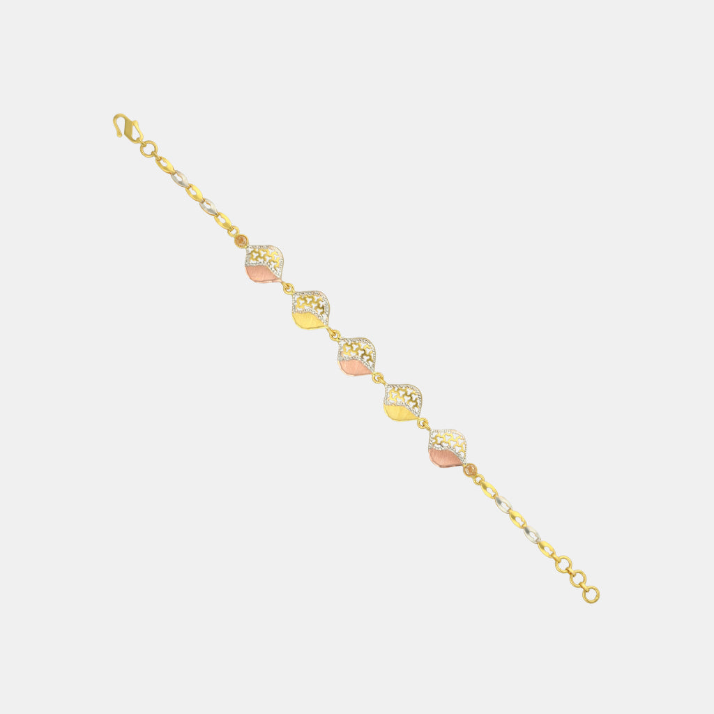 22k Plain Gold Bracelet JSG-2301-00098