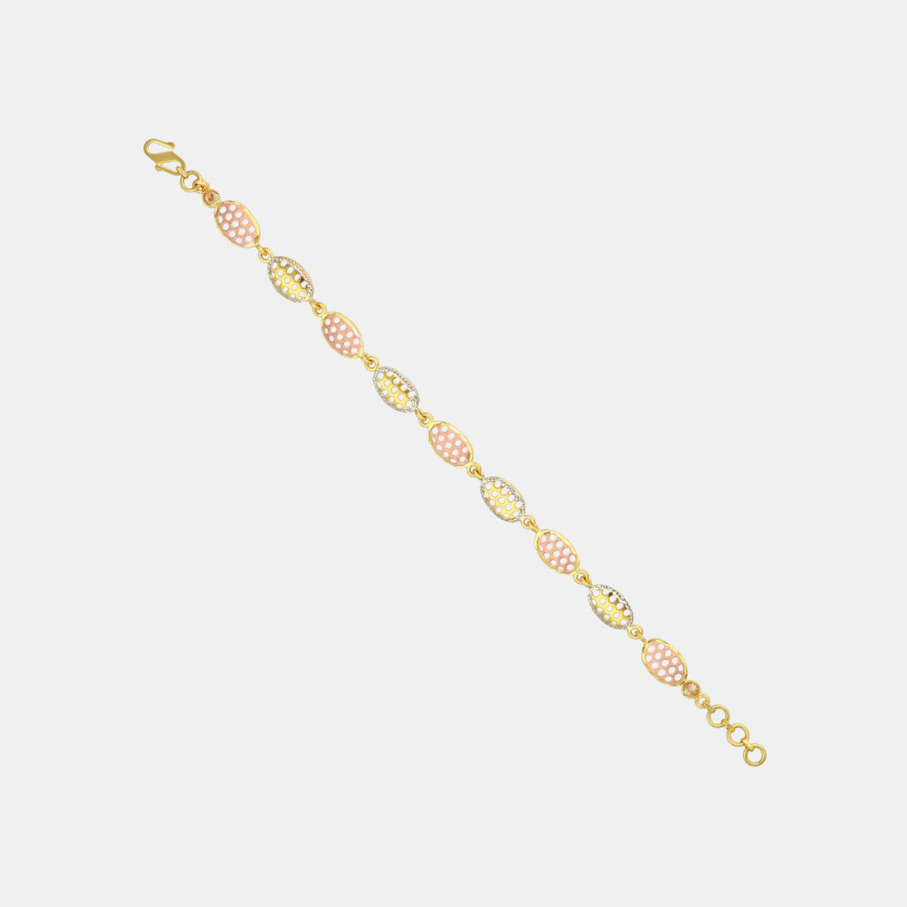 22k Plain Gold Bracelet JSG-2301-00099