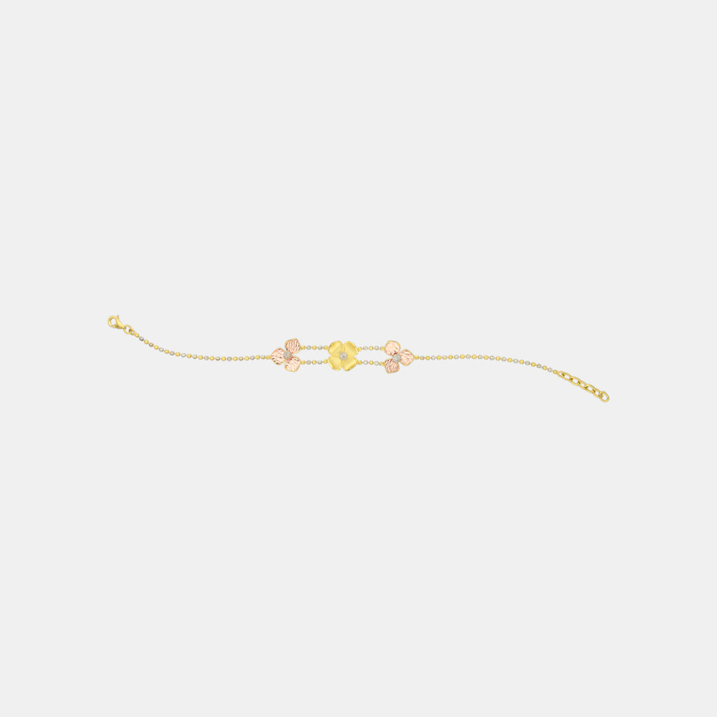 22k Plain Gold Bracelet JSG-2301-00109