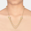 22k Plain Gold Necklace Set JSG-2302-00192