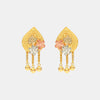 22k Plain Gold Earring JSG-2302-00194