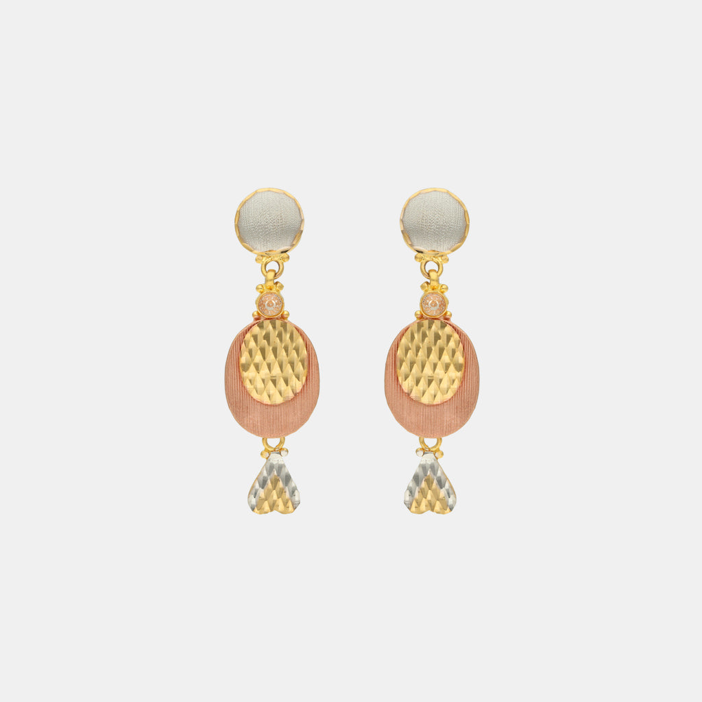22k Plain Gold Earring JSG-2302-00195